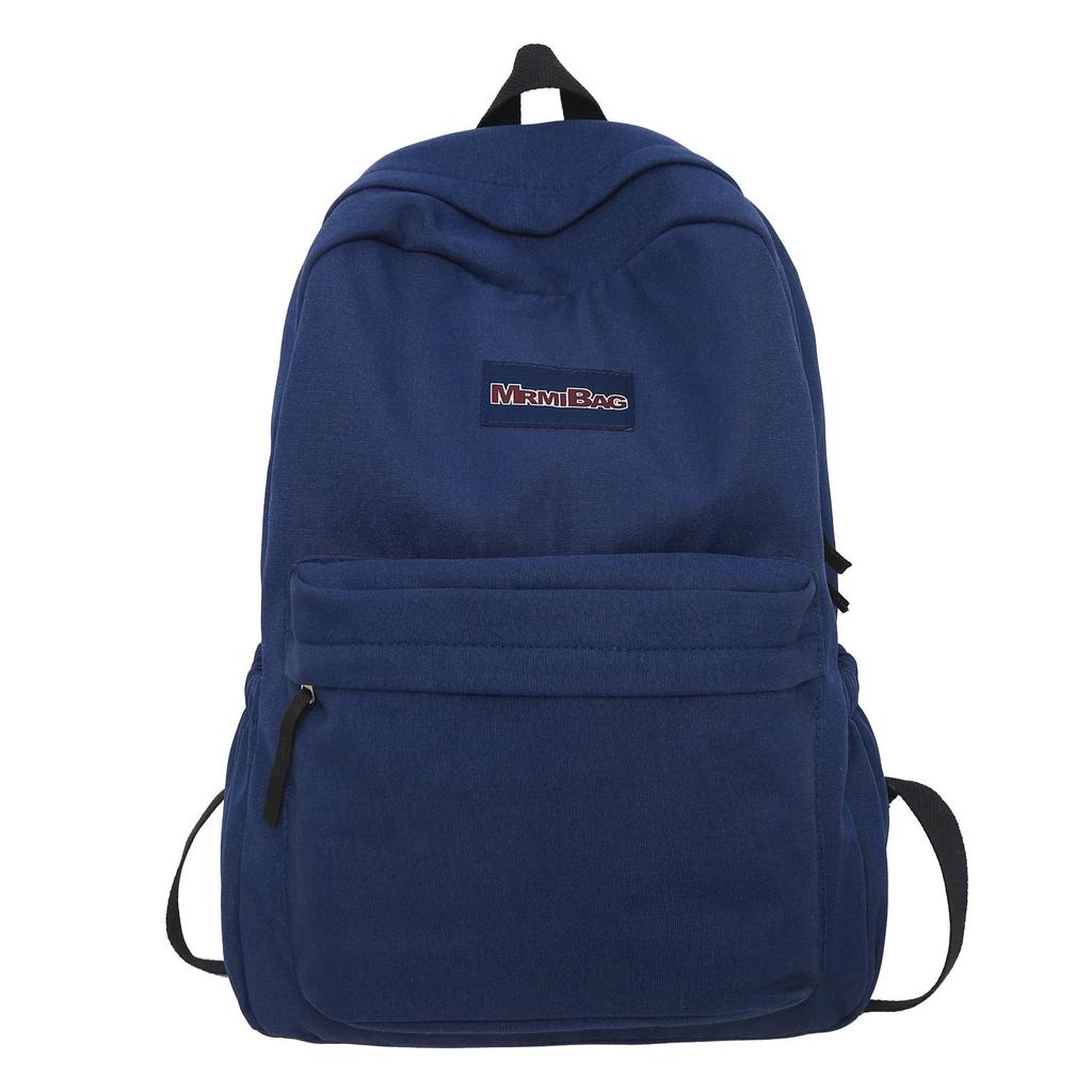 Zaino alla moda Zaino da scuola per donna 1011 Nuovo Zaino per studente di scuola media Stile College Zaino scolastico Edizione coreana Moda Colore solido Zaino da viaggio
