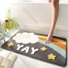 Non-slip Bathroom Floor Mat Microfiber Door Mat Kitchen Foot Mat Absorbent Carpet  Bathroom