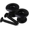 Bstinay 1 Pair Strap Pin Tail Pin Guitar Mandolin Metal Black