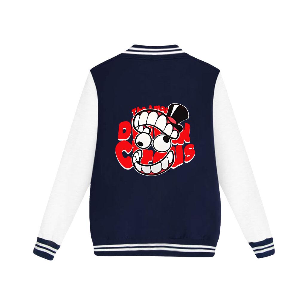 Nya Dam Herrjackor Bomberjacka The Amazing Digital Circus Anime Basebolljacka Oversize Hip Hop Ytterkläder för College Par Kläder Anpassad