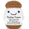 Handarbeiten Lustig Positiv Emotionale Unterstützung Niedlich Häkeln Handgemacht Ornamente Basteln Positive Karte Aufmunterung Lustige Geschenke Bester Freund