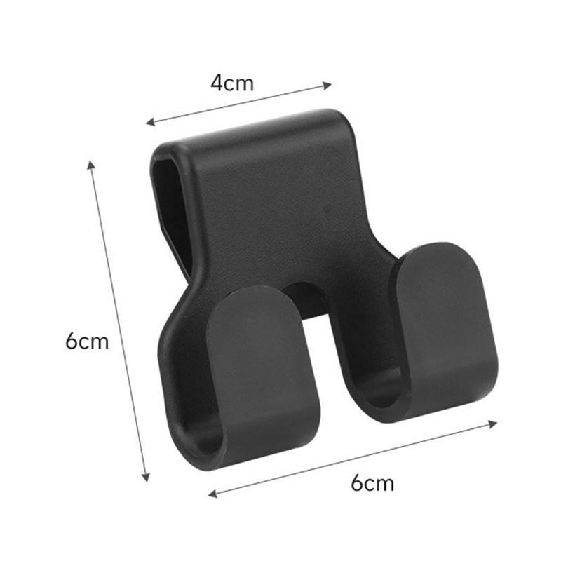 10Pcs Universal Motorcycle Storage Box Hook Multifunctional Auto Hanging Dual Hook 25KG Large Load-Bearing ABS Hook Hanger