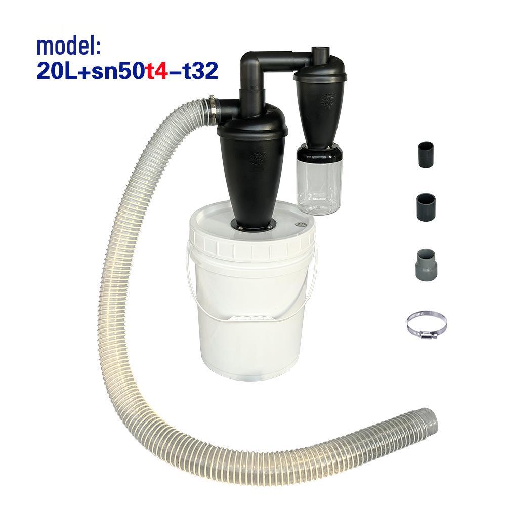 SN Brand Level 2 Dust Collection System: 20L Bin, 50mm Diameter for Efficient Dust Removal, Suitable for All Occasions