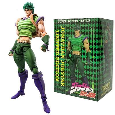 18CM Figurine Anime JoJo's Bizarre Adventure Jonathan Joestar Statue Legend Modèle Debout Jouet Cadeau Figurine d'Action