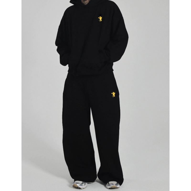 Y2K Retro Hoodie & Sweatpants Set - European & American Street Style