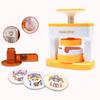 Badge Maker Kids DIY Button Badge Pin Presser with 48 Badges Fun Educational Craft Kit for Souvenirs School Events Birthday