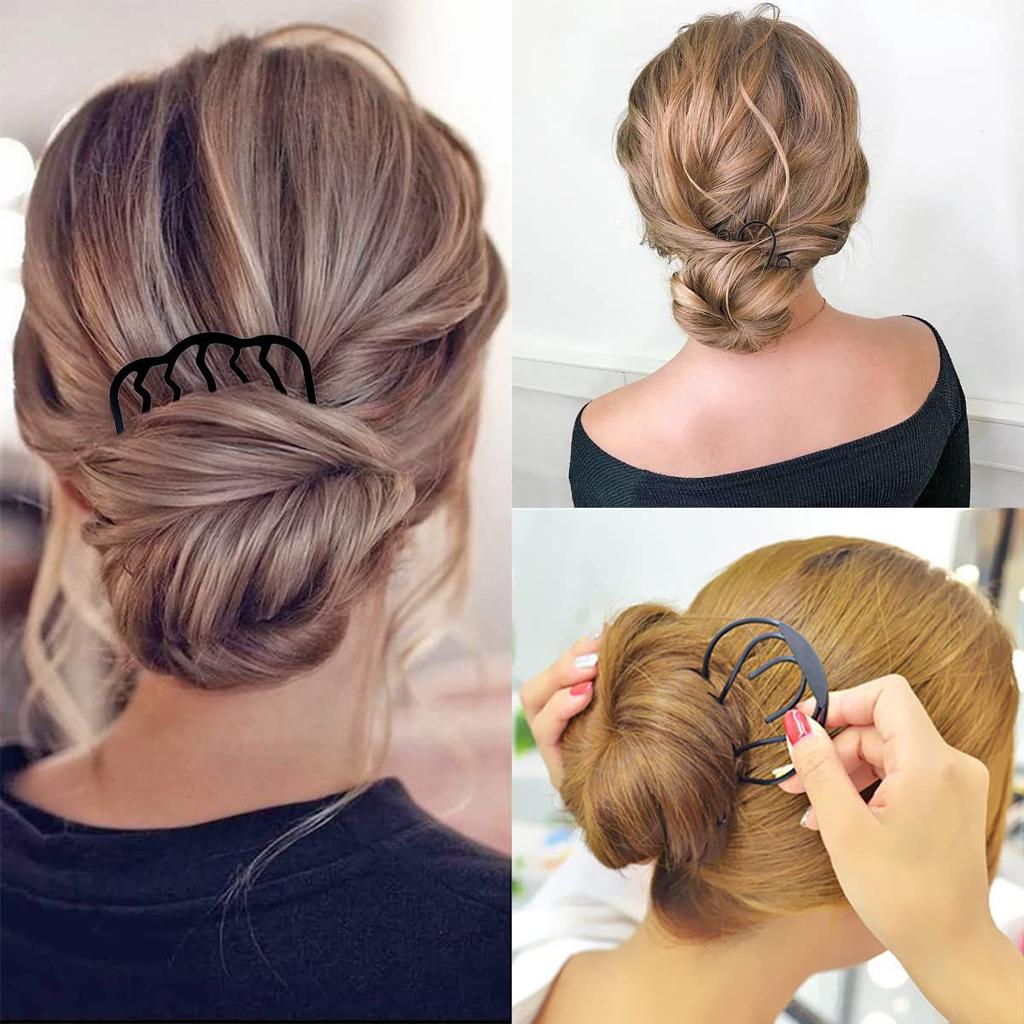 1 Stück/8 Stück Frau U-Form Haarstyling-Werkzeug Haarstäbe Flechten Twist Haarkamm Frauen Haarschmuck DIY Lockenornamente