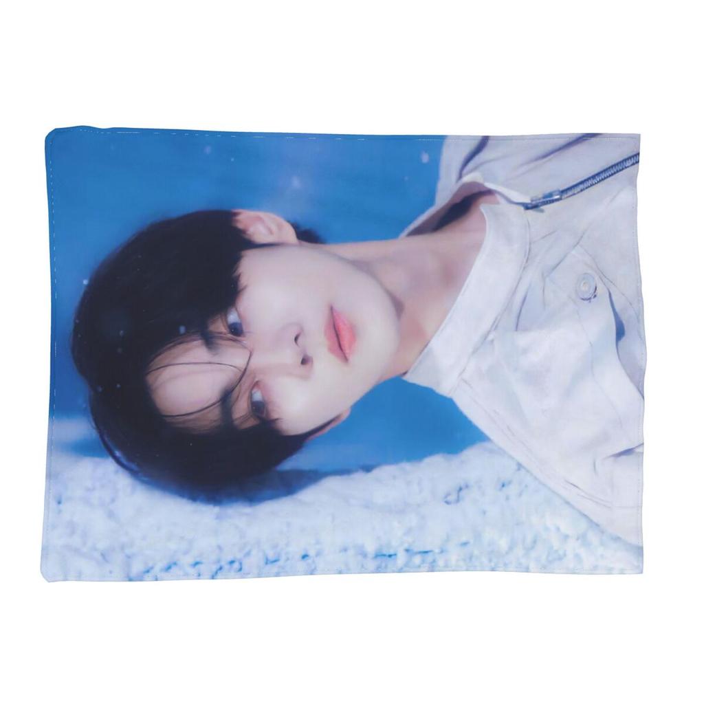 Jungwon En Kpop Blanket Soft Warm Flannel Throw Blanket Cover for Bed Living Room Picnic Travel Home Sofa