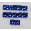 7x5 Mm Natural 12 PCS Loose Gemstone CERTIFIED Rare Blue Sapphire Square Cut MULTTIQ135