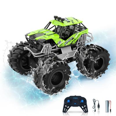 Carox RC Toy Operation for Elementary Middle Ages Birthday Day Japanese Instruction Manual OX21GRE Car, Amphibious, Off-Road, Kids' Car, 360-Degree