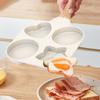 Egg Cooker Pan Cookware Breakfast Maker 4 Holes Egg Steak Pot Egg Frying Pan for Burger Vegetable Frying Breakfast Cooking