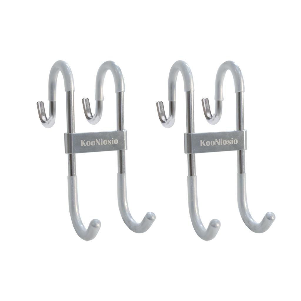 Eco-Friendly Bathroom Organizer Stainless Steel Shower Hook Multifunction Bathroom Hook