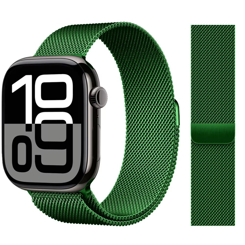 Strap For Apple Watch Band 46mm 44mm 45mm 40mm 42mm 41mm 49mm Milanese Loop correa Bracelet iWatch Series 11 10 Ultra 2 9 8 SE 3