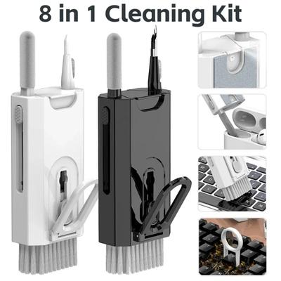 8 in 1 Cleaning Kit Computer Toetsenbord Cleaner Brush Set Oortelefoon Schone Pen Voor Airpods Pro Oordopjes Cleaning Tools Keycap Puller