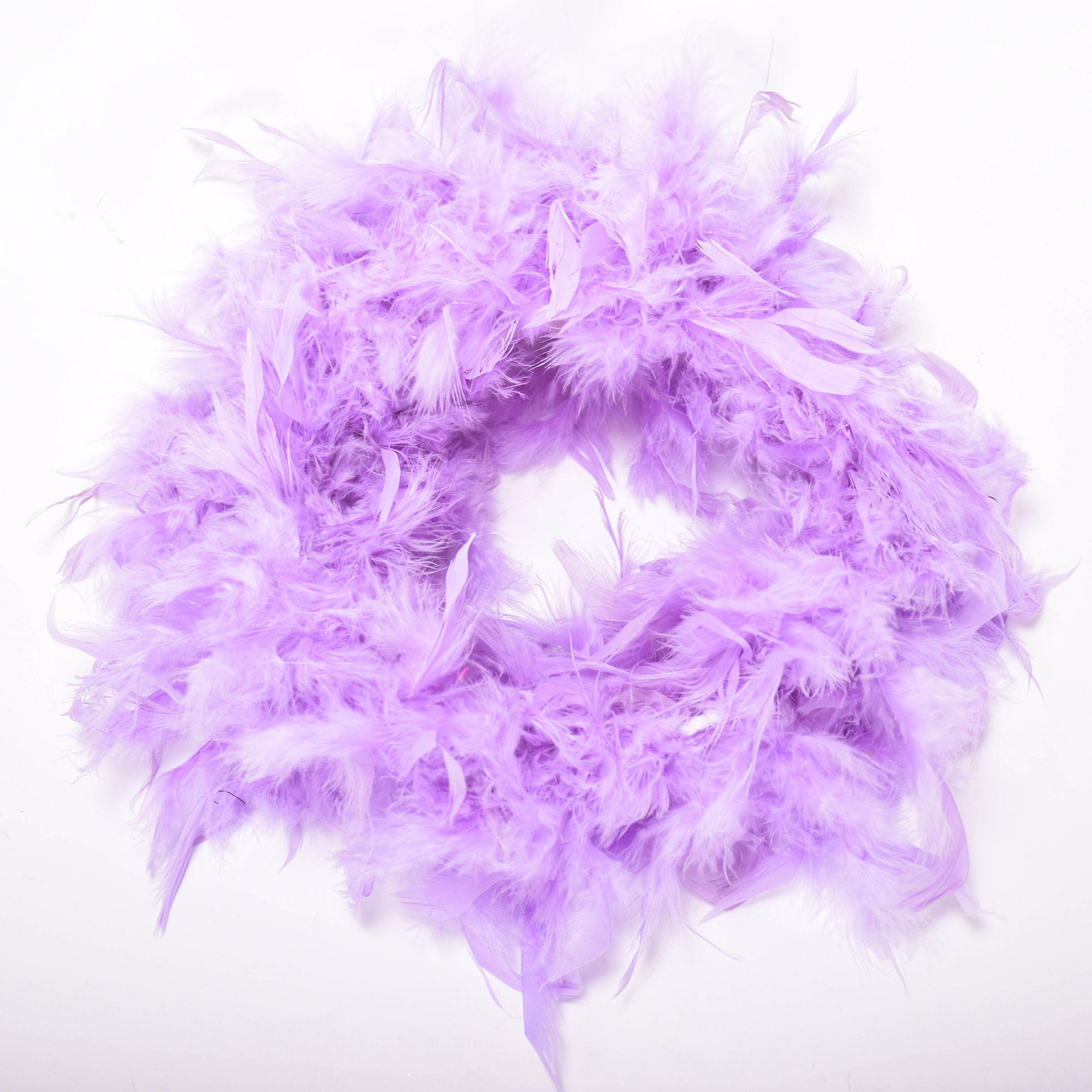 

2M Multi Color Fluffy Handcraft Ostrich Feather Plume Boas Scarf Clothes for Wedding Valentine Day Decoration Performance Dance 2M светло-фиолетовый