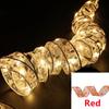 LED Ribbon Decoration Lights 10m Christmas Tree Decoration Ornaments Lace Bows String Lights Navidad Home Decors New Year 2025