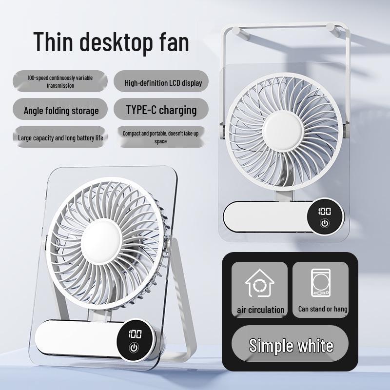 USB Rechargeable High-Speed Desktop Fan for Home & Office