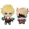 Anime MHA Figure Izuku Midoriya Katsuki Bakugou Shoto Todoroki Plush Toys Soft Plush Keychain Doll Cute Sofa Pillow Pendant Gift