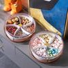 Transparent Home Coffee Table Storage Box Portable With Lid Dried Fruit Box Sealed Snacks Sugar Box Melon Seeds Classification