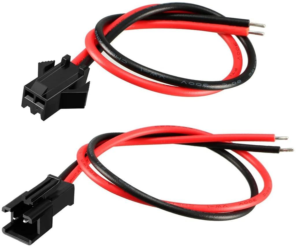 YFFSFDC 20 Pairs JST 2.54mm SM 2P SM Connector Cord Connector Jump Wire JST