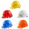 Construction Safety Helmet Hard Hat, ABS Thicken Anti-Rolling Design,Adjustable Solid Color,Solves Head Protection Insufficiency