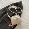 Vintage Fashion Patchwork Women's Bag 2026 Summer Newest Elegant Single Shoulder Trendy Box Handbag Crossbody Bags