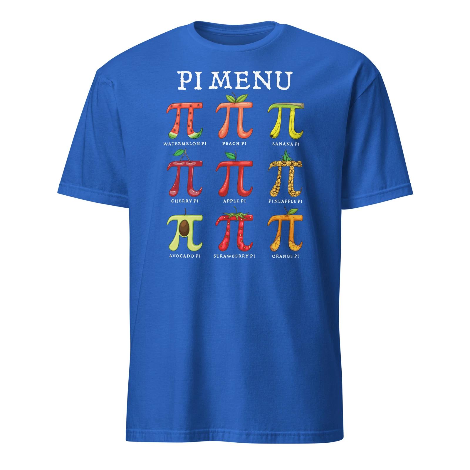 Math Shirt Pi Menu Pi Symbol Pi Day Science Math Teacher T-Shirt Size S-3XL Gift S