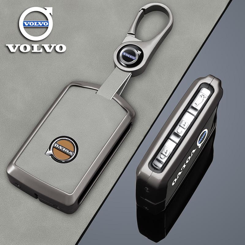 dwrzs5 Zinc Alloy Car Key Case Shell Cover Holder Protection For Volvo XC40 XC60 S90 XC90 V90 2017 2018 T5 T6 T8 Polestar 1 2 Accessory