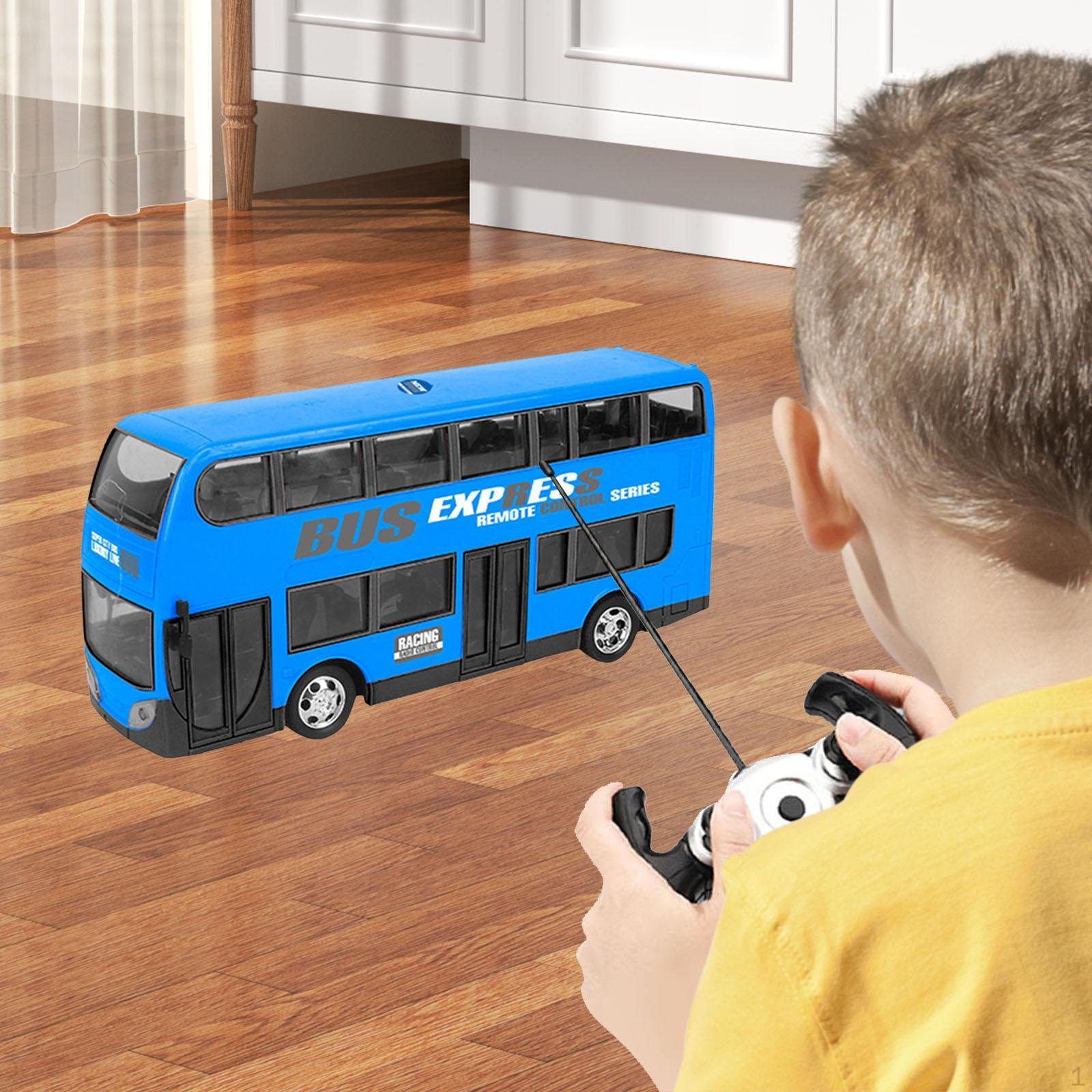 

RC Автобус Игрушка Дистанционное Управление Двухслойные Транспортные Средства Высокое Моделирование Электронное Радио Грузовика