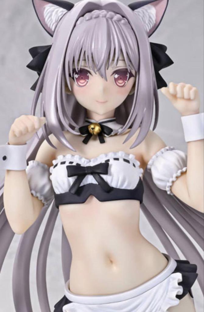 [USED] AmiAmi Exclusive Bonus Sakurakoji Luna Cat Ear Maid 1/6 Scale Complete Figure [Q-six]