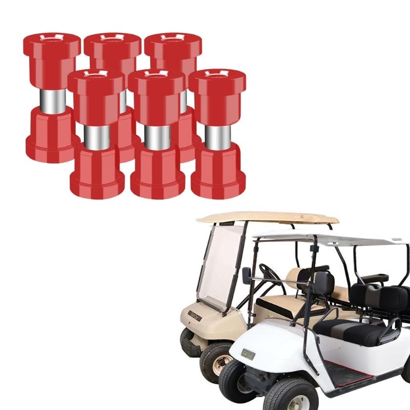 Steel Plate Bushing Kits Golf Cart Leaf Spring Shackle Bushing Sleeves Club Car Front Bushing Kits Golf Accessories