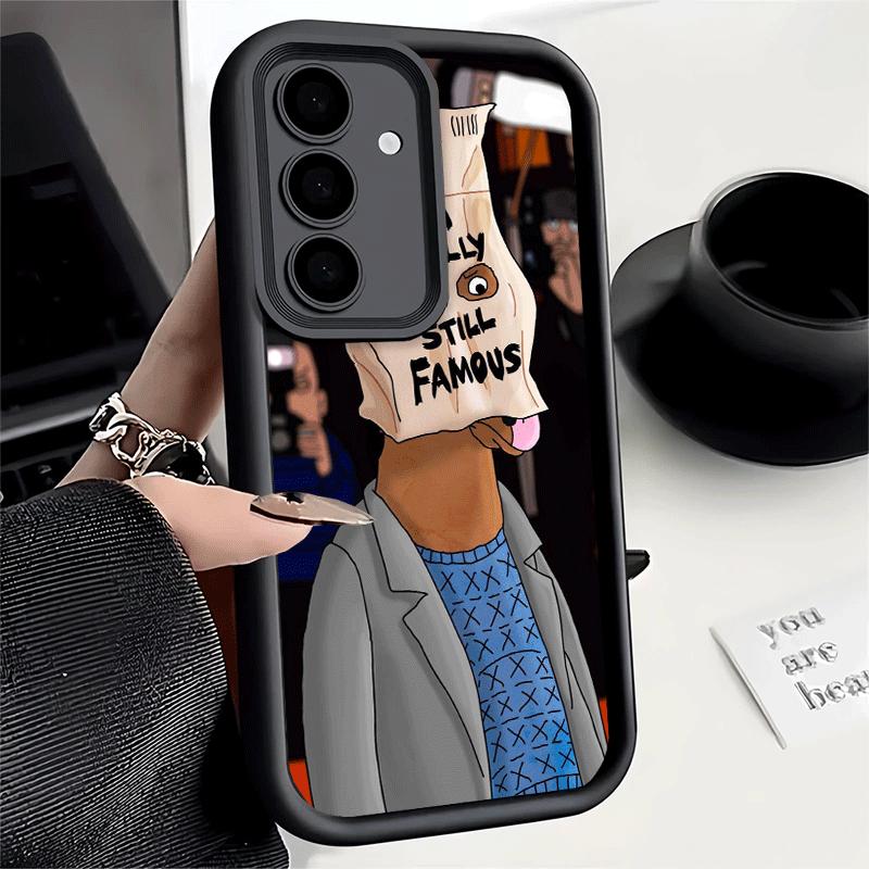 Phone Case for Samsung Galaxy S26 S25 Ultra S24 FE B-BoJack H-Horseman Funny Shell S23 Plus S22 + S21 S20 5G Soft Silicone Funda