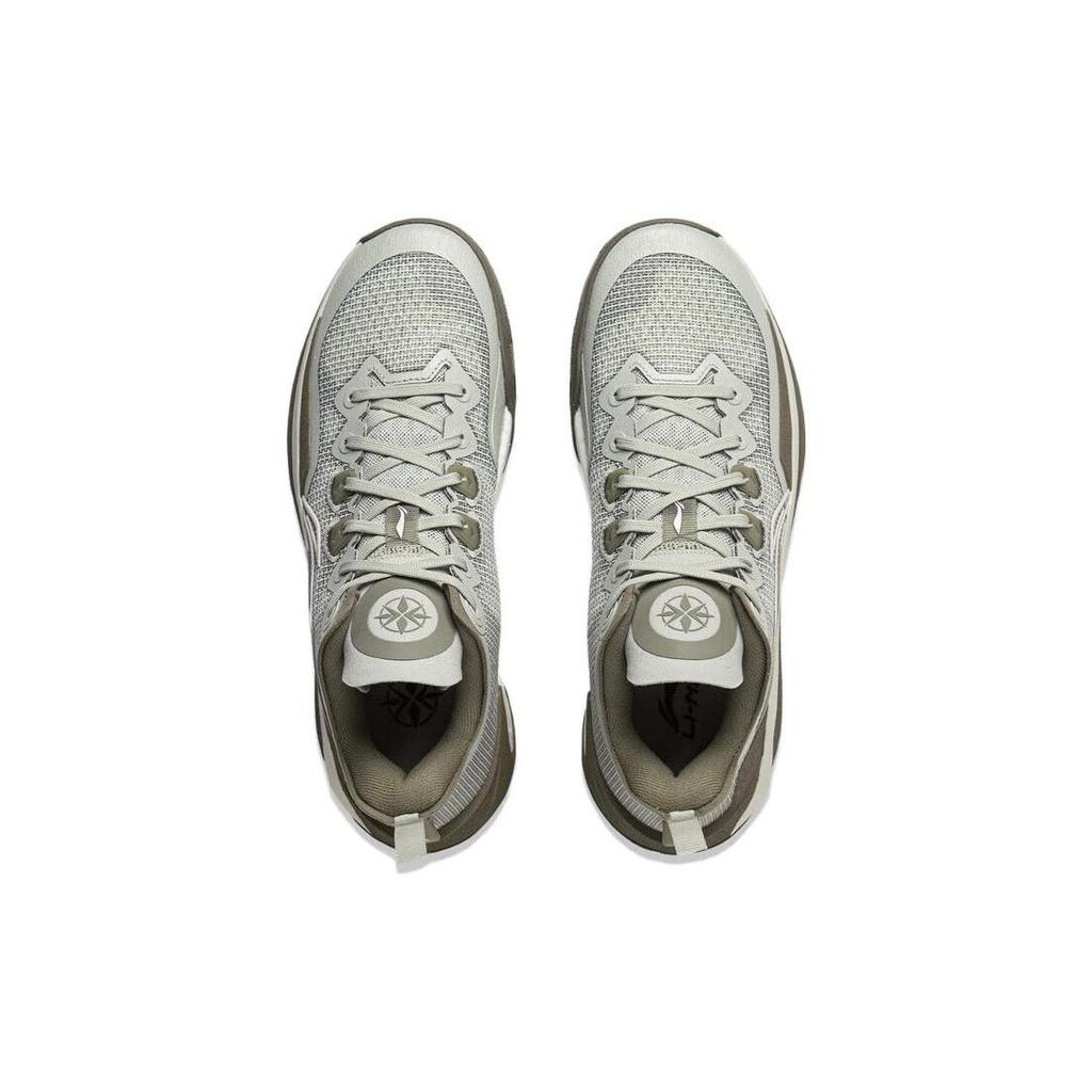 Li Ning Liren 3 V2 Wilderness Breath Comfortable Cushioning Slip Resistant Abrasion Resistant Low Top Basketball Shoes ABAT057-11