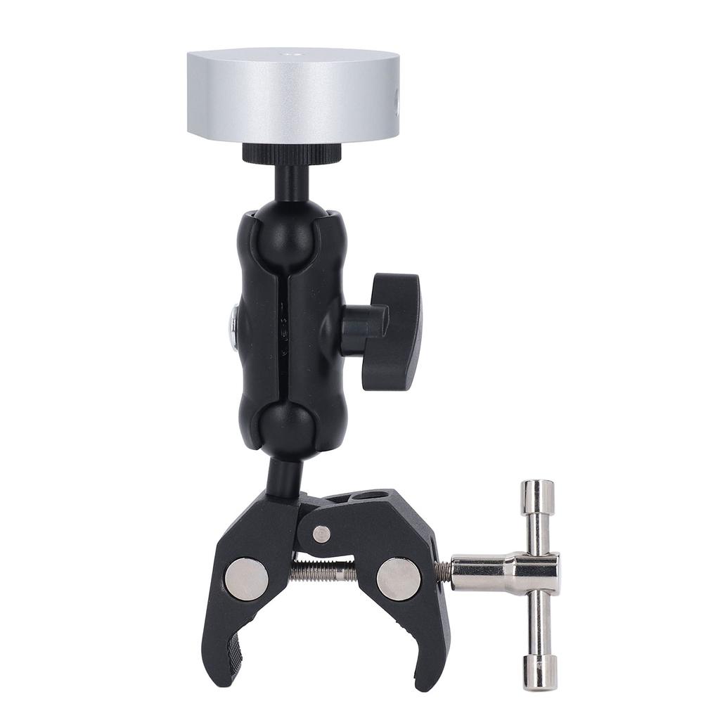 Rv Ladder Mount for Mini Double Ball Head Strong Clip Multifunction Adjustable Clamp Mount for Pole RV Trailer Yacht