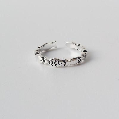 Retro Fischring: Japanische & Koreanische Mode für Männer & Frauen, Trendiger Hongkong-Stil, Perfekt für Paare & Freunde