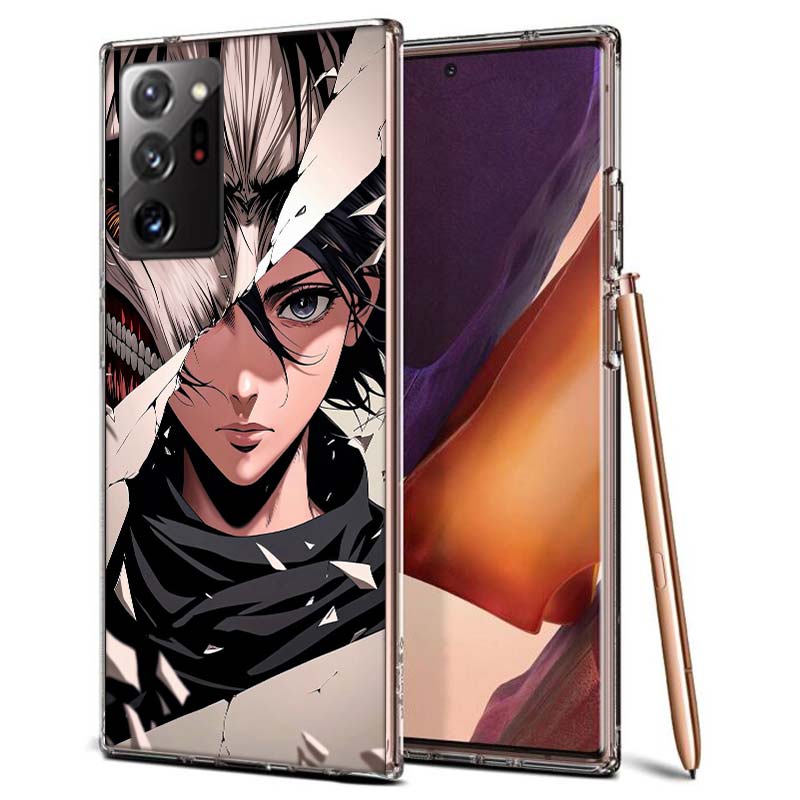 Character MIKASA Phone Case for Samsung A55 A35 A25 A15 A07 A05S A16 A17 A26 A36 A37 A56 A57 Galaxy Note 20 10 A50S A71 A51 A31