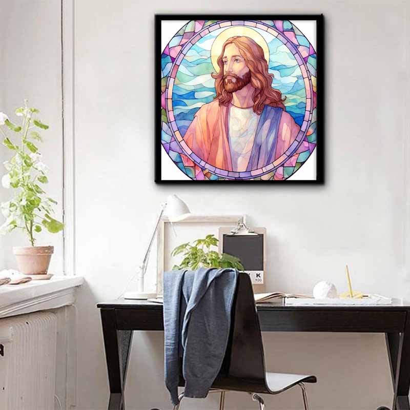 New Arrival 5D DIY Full Circle Diamond Painting "Religious Figures" Embroidery Cross Stitch Home Decor Gift