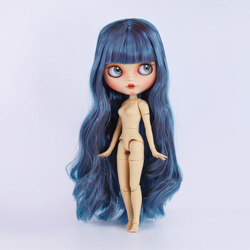 ICY blyth pop 1/6 Pop BJD Gewrichtslichaam Bruine huid Mat gezicht 30cm speelgoed cadeau Anime Girl SD