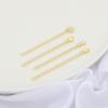 Copper-Plated Gold-Filled Adjustable Extension Chain for Bracelets and Necklaces