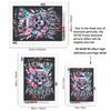 Skull Roses DIY Diamond Art Painting Kit with Shiny Resin Diamonds for Adults Relaxing Craft Wall Decor and Handmade Gift Idea Set Decor