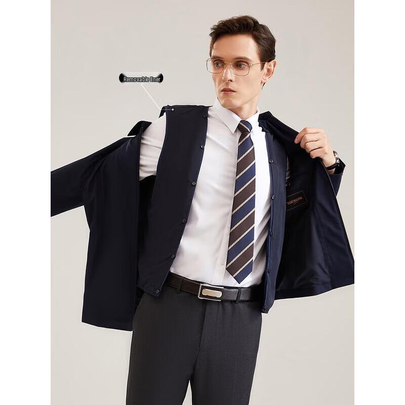 Yageer Men's Detachable Liner Business Jacket