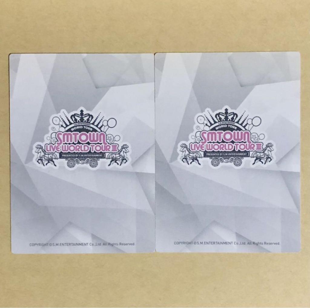 [USED] SJ Eunhyuk SMTOWN 2012 Tokyo trading cards 2 pieces