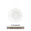 Moden Lanka Nordic Embossed White Tableware