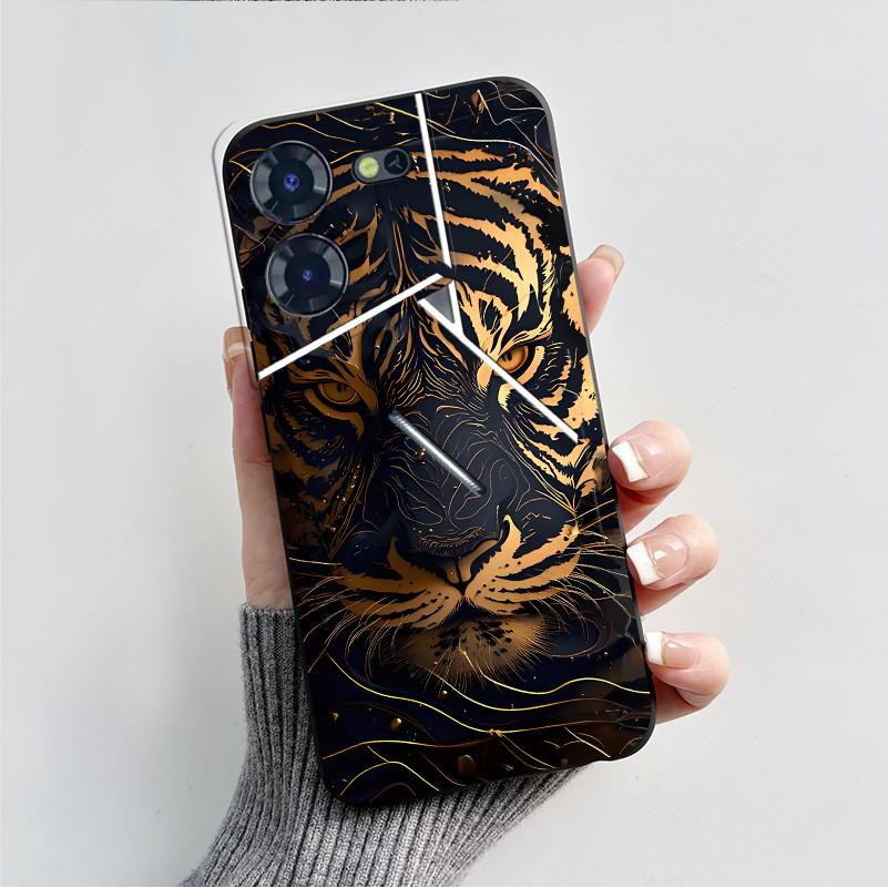 For Tecno Pova 5 Pro Case Cover Shockproof Black Wukong Phone Cases For Tecno Pova 5 Silicone Back Cover Pova5 Pro Bumper Fundas