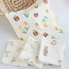 Cotton Washcloth Baby Muslin Face Towel for Delicate Skin 4-layer Absorbent Muslin Hand Washing Towel Newborn Burp Cloth