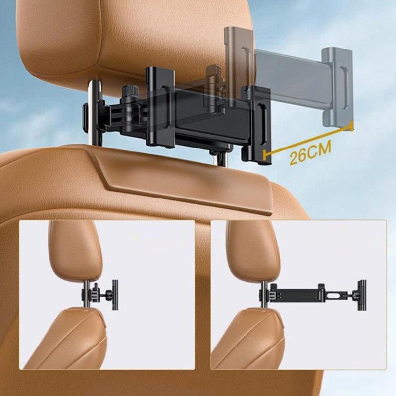 Telescopic Car Rear Pillow Phone Holder Tablet Car Stand Seat Rear Headrest Mounting Bracket For Phone Tablet 4-11 Inch