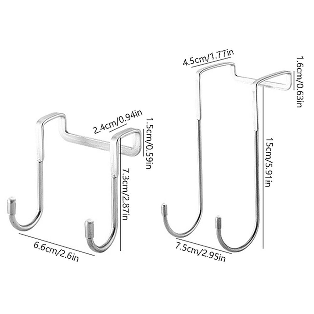 Punching Door Organizer Kitchen Bathroom Accessories Storage Hanger Hook Door Hanger Storage Hook
