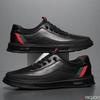 Fashion New Mens Breathable Shoes Soft Soled Trendy Leather Shoes Fashion Versatile Male Shoe Casual Comfort Nonslip Shoes Homme Zapatos