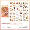 Yuezhen Creative Waterproof Journal Stickers - Plush Time Encounter PET Material
