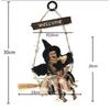 Fuuny Horror Themed Party Witch Doll Halloween Hanging Decoration Ghost Flying Witch Pendant Halloween DIY Party Decoration